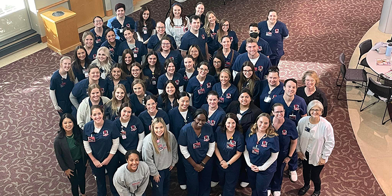 nursing students in group photo
