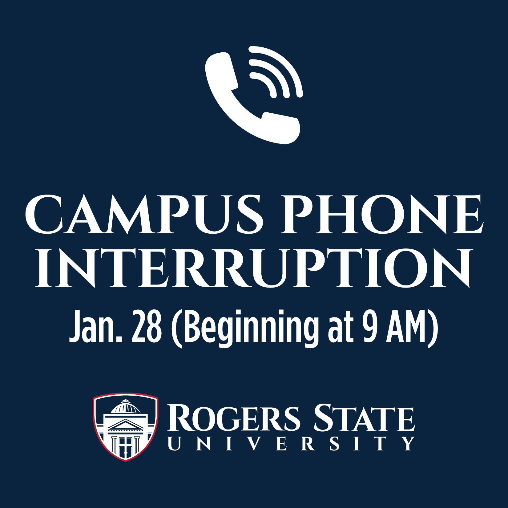 campus phone interruption